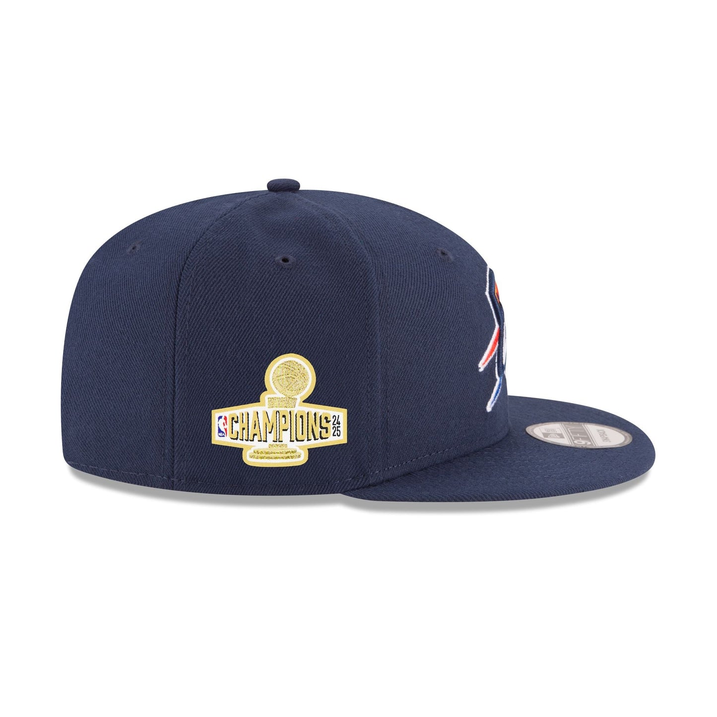 Oklahoma City Thunder 2025 NBA Champions Sidepatch 9FIFTY Snapback Hat