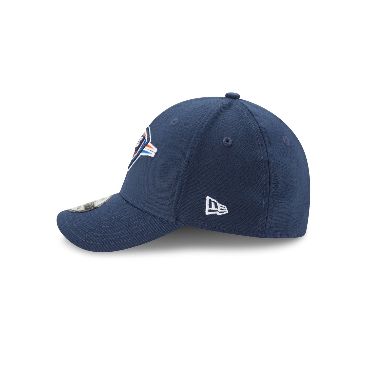 Oklahoma City Thunder 2025 NBA Finals Sidepatch 39THIRTY Stretch Fit Hat