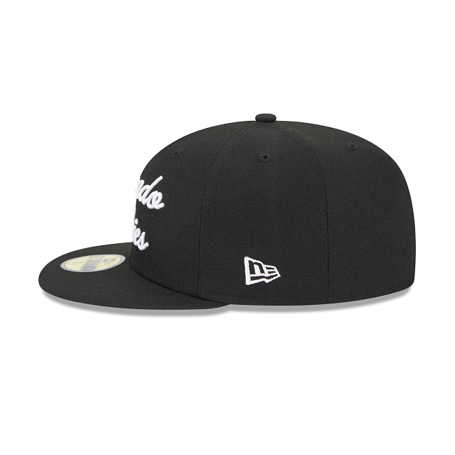 New Era Colorado Rockies Fairway Script 2023 59FIFTY Fitted Hat