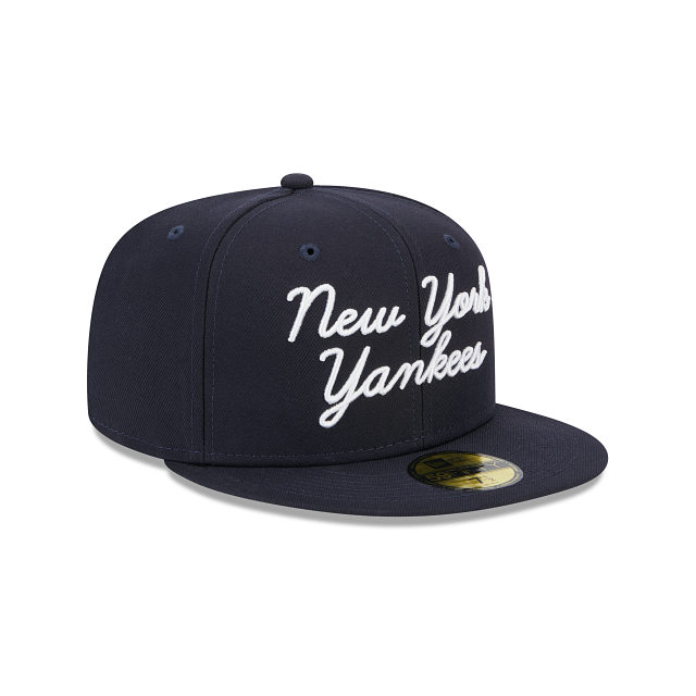New Era New York Yankees Fairway Script 2023 59FIFTY Fitted Hat
