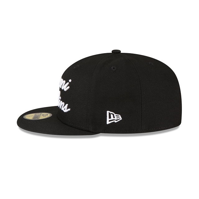 New Era Miami Marlins Fairway Script 2023 59FIFTY Fitted Hat