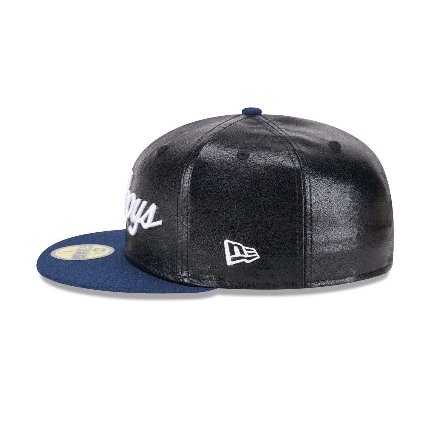 Dallas Cowboys Faux Leather Crown 59FIFTY Fitted Hat