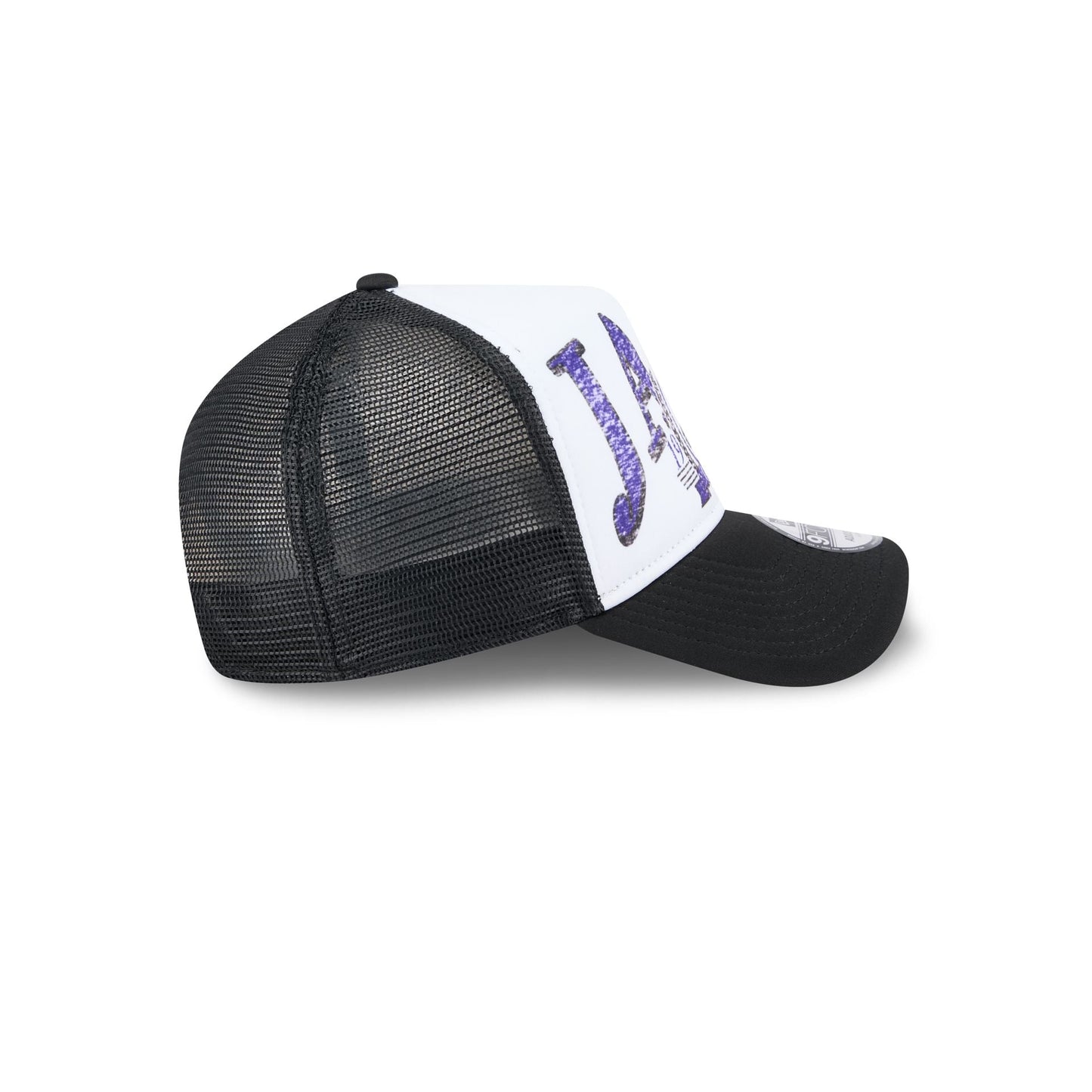 Utah Jazz Distressed 9FORTY A-Frame Trucker Hat