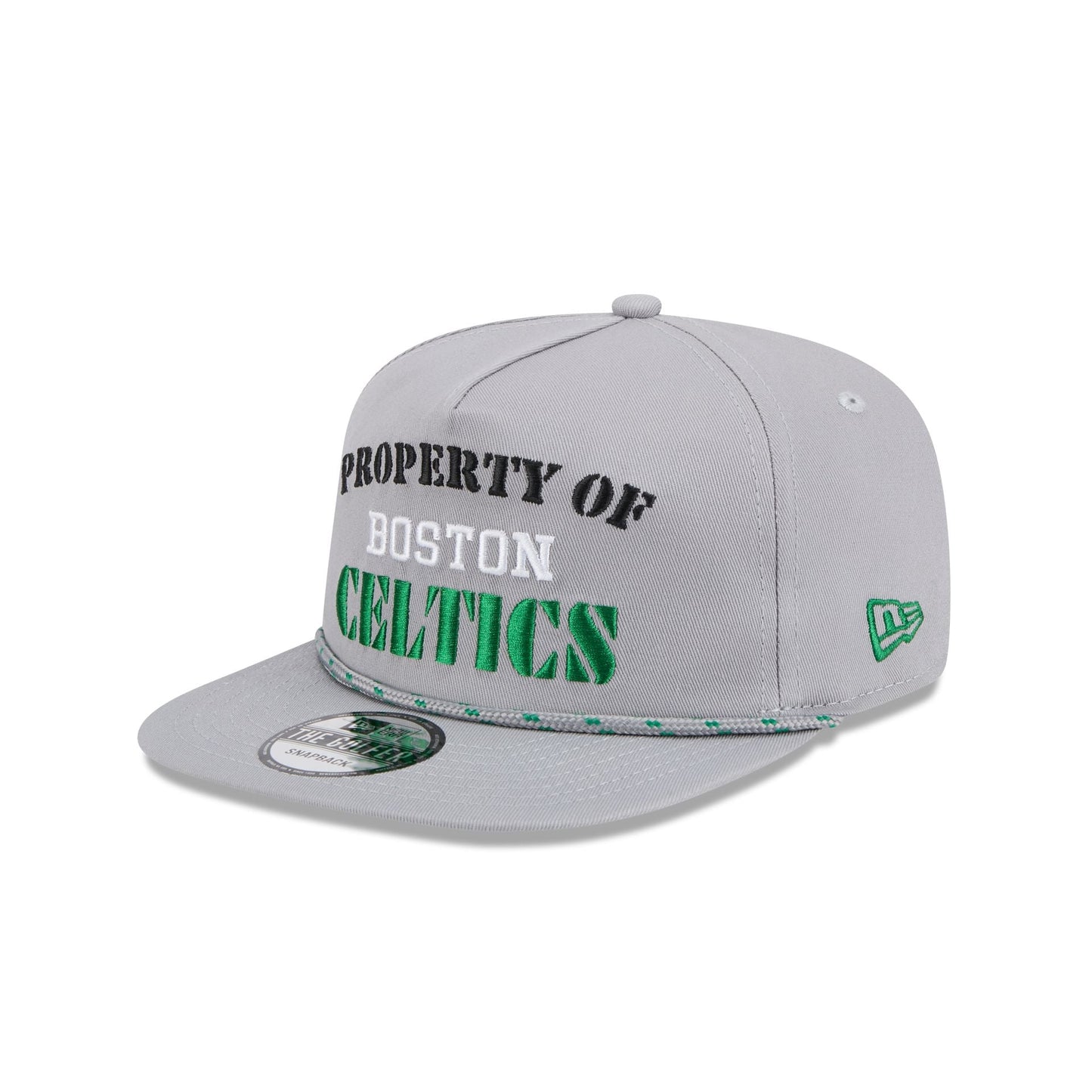 Boston Celtics Vintage Gray Rope Golfer Hat