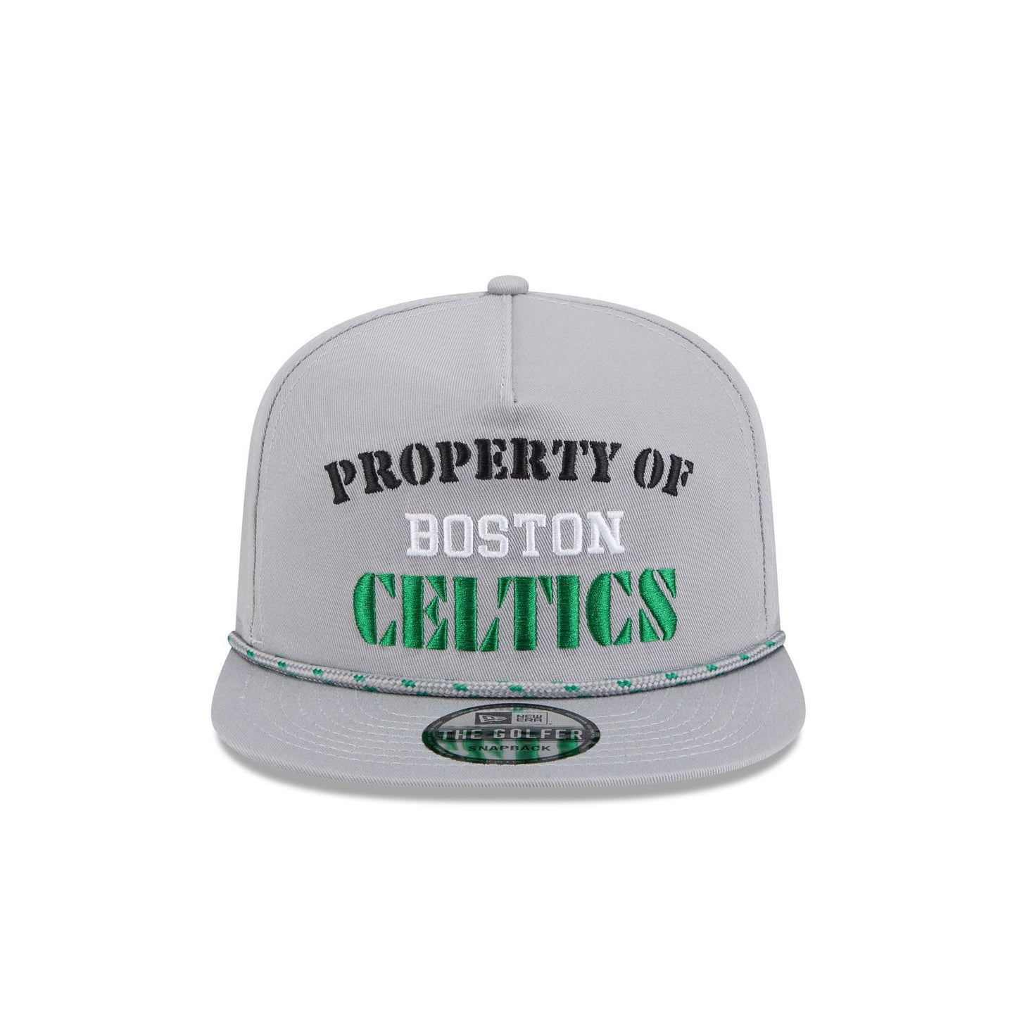 Boston Celtics Vintage Gray Rope Golfer Hat
