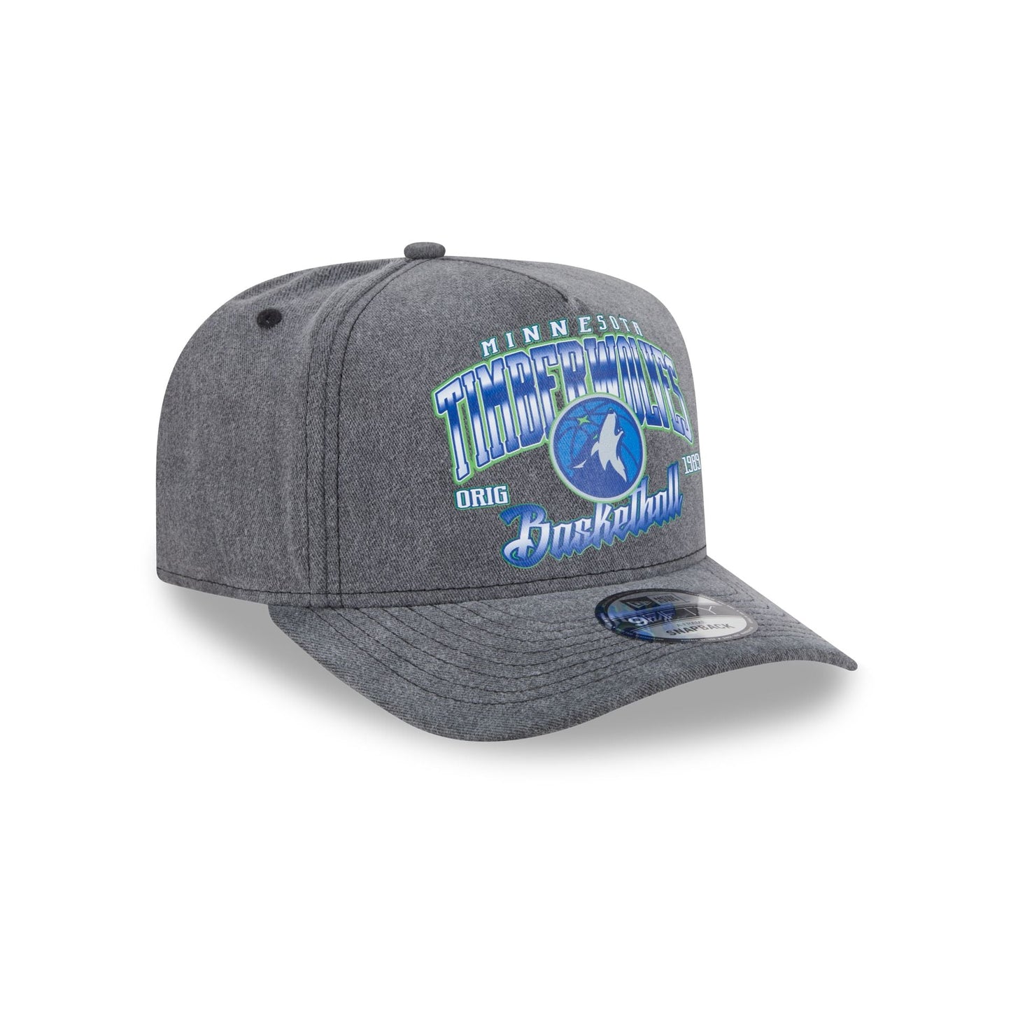 Minnesota Timberwolves Washed 9FIFTY A-Frame Snapback Hat