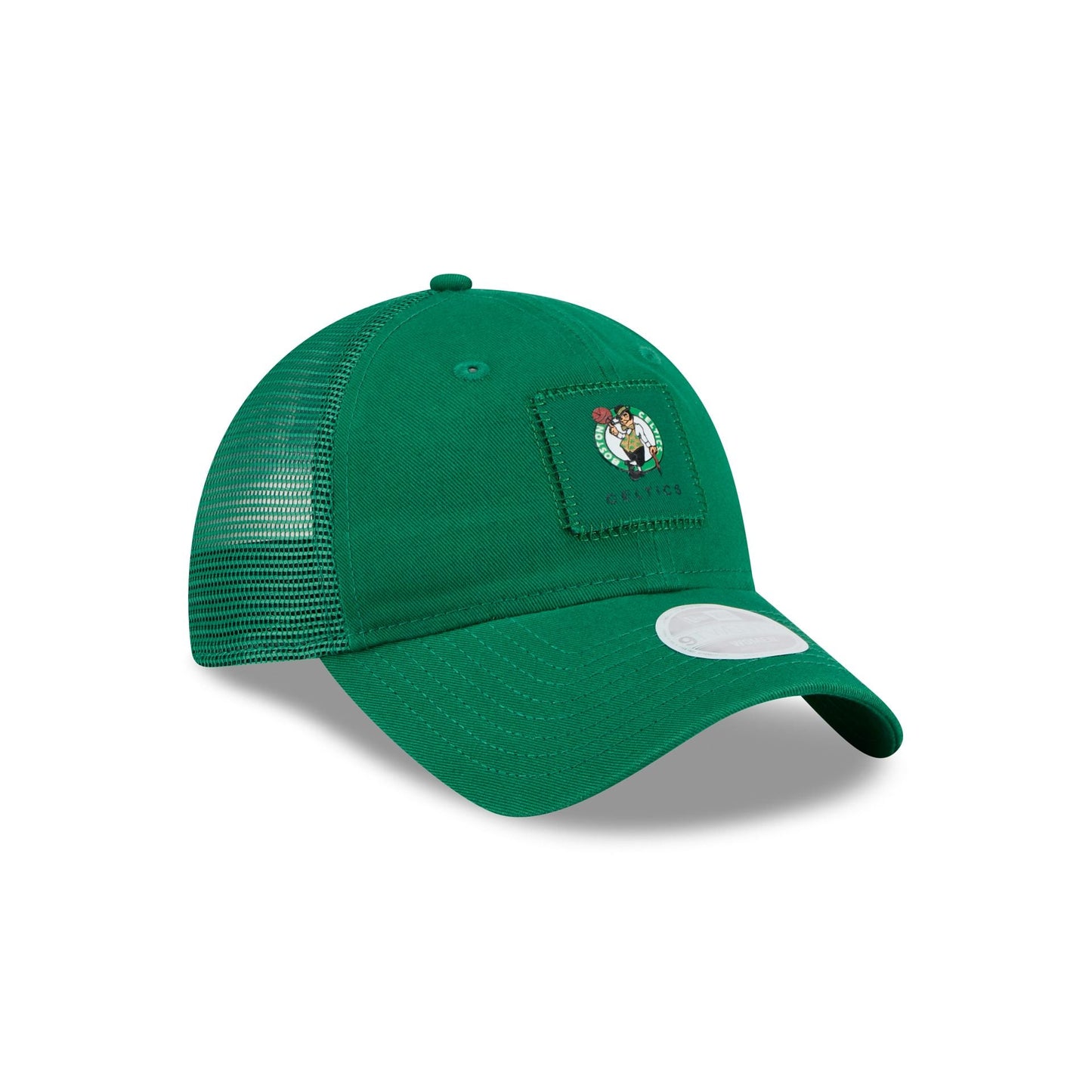 Boston Celtics Women's Square Stitch 9TWENTY Trucker Hat