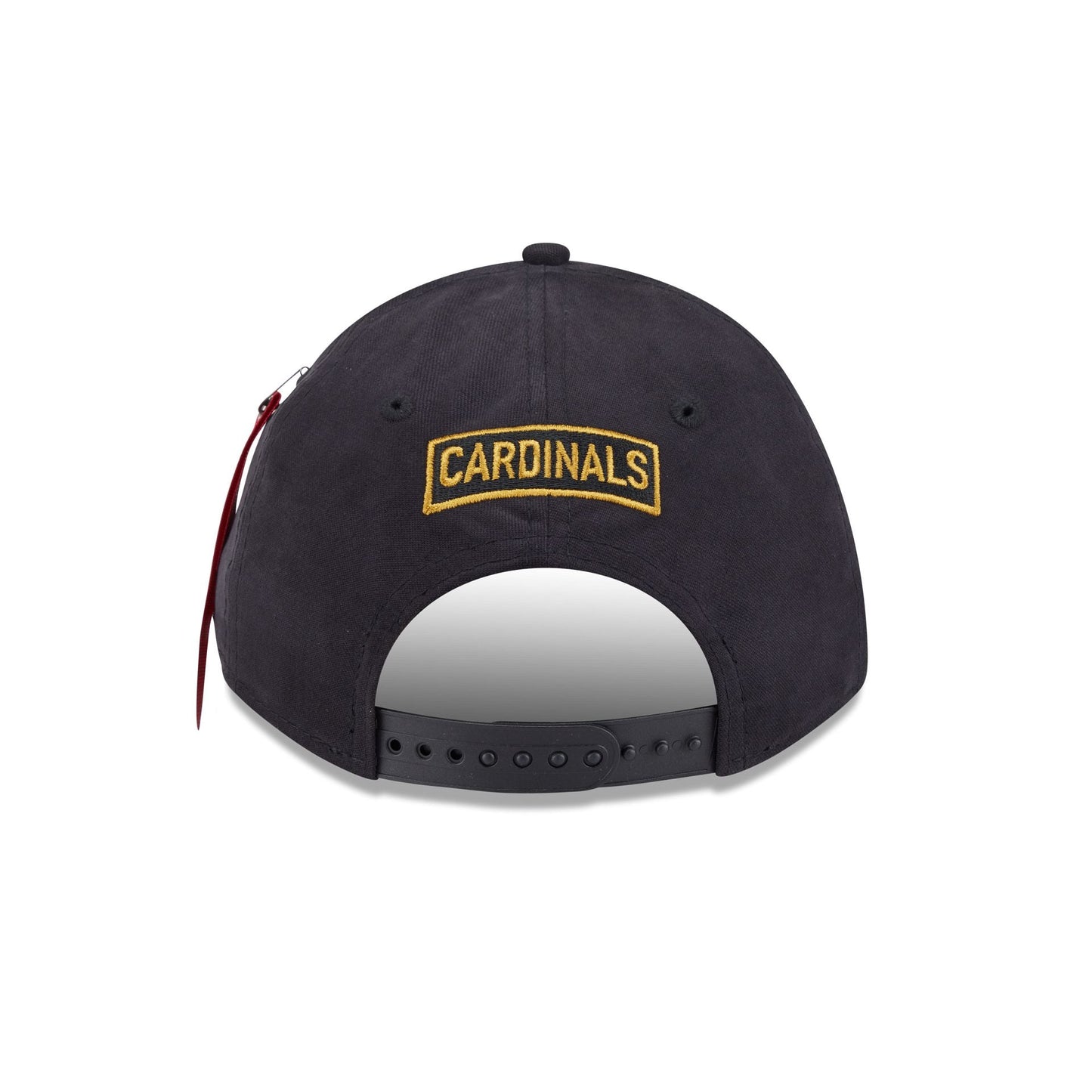 Alpha Industries x St. Louis Cardinals Black 9FORTY M-Crown A-Frame Snapback Hat