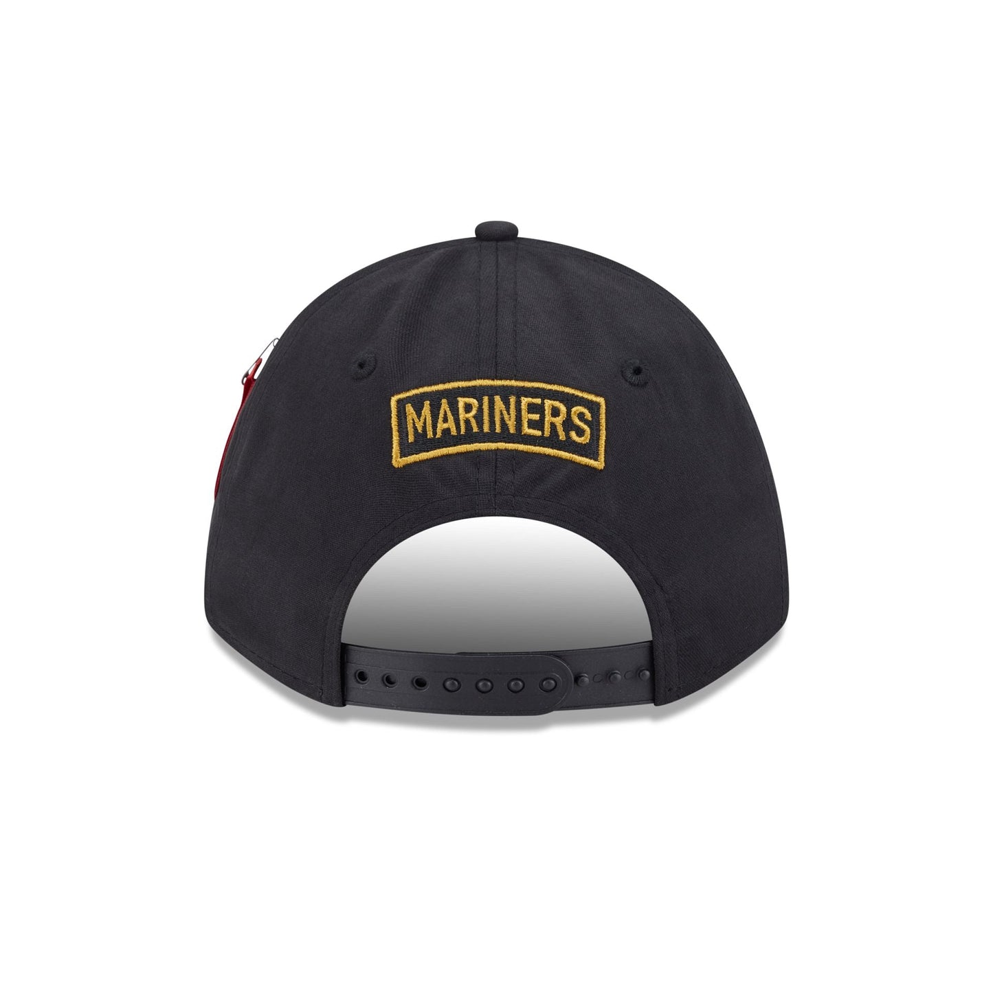Alpha Industries x Seattle Mariners Black 9FORTY M-Crown A-Frame Snapback Hat