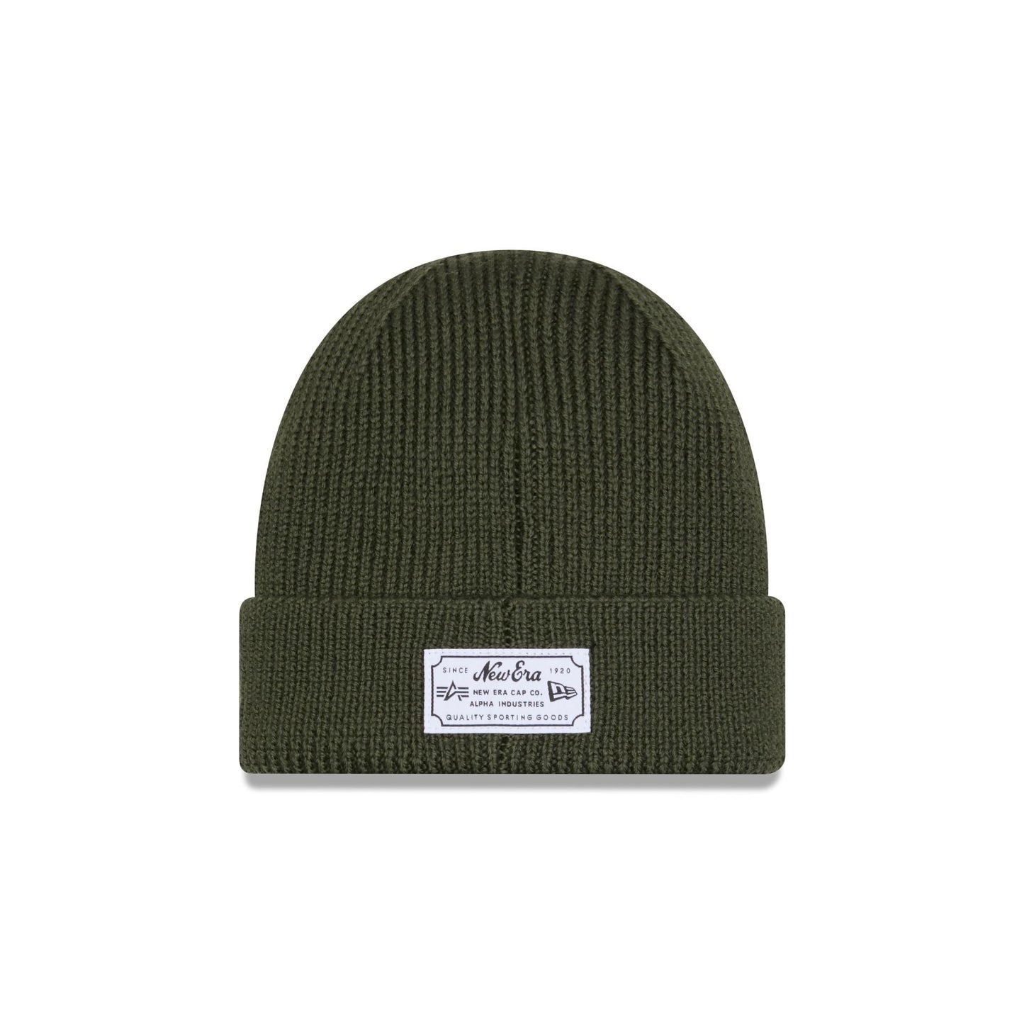 Alpha Industries x New York Yankees Olive Green Cuff Knit Hat