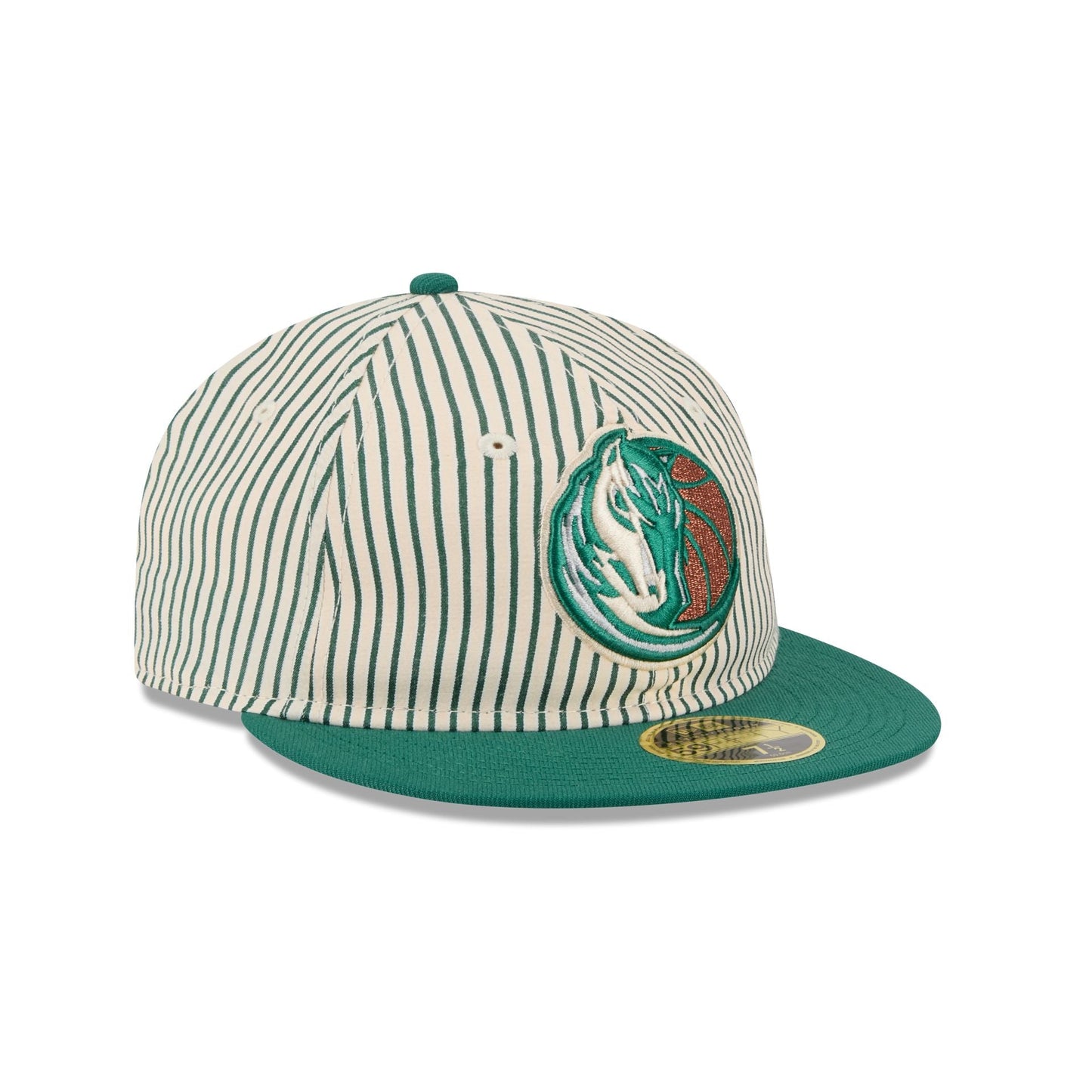 Just Caps Seersucker Dallas Mavericks Retro Crown 59FIFTY Fitted Hat