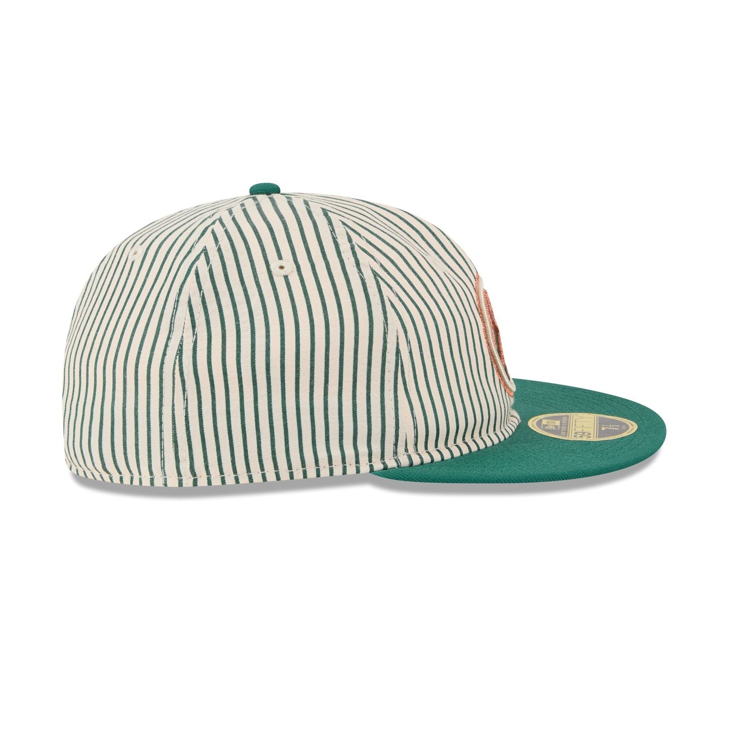Just Caps Seersucker Denver Nuggets Retro Crown 59FIFTY Fitted Hat
