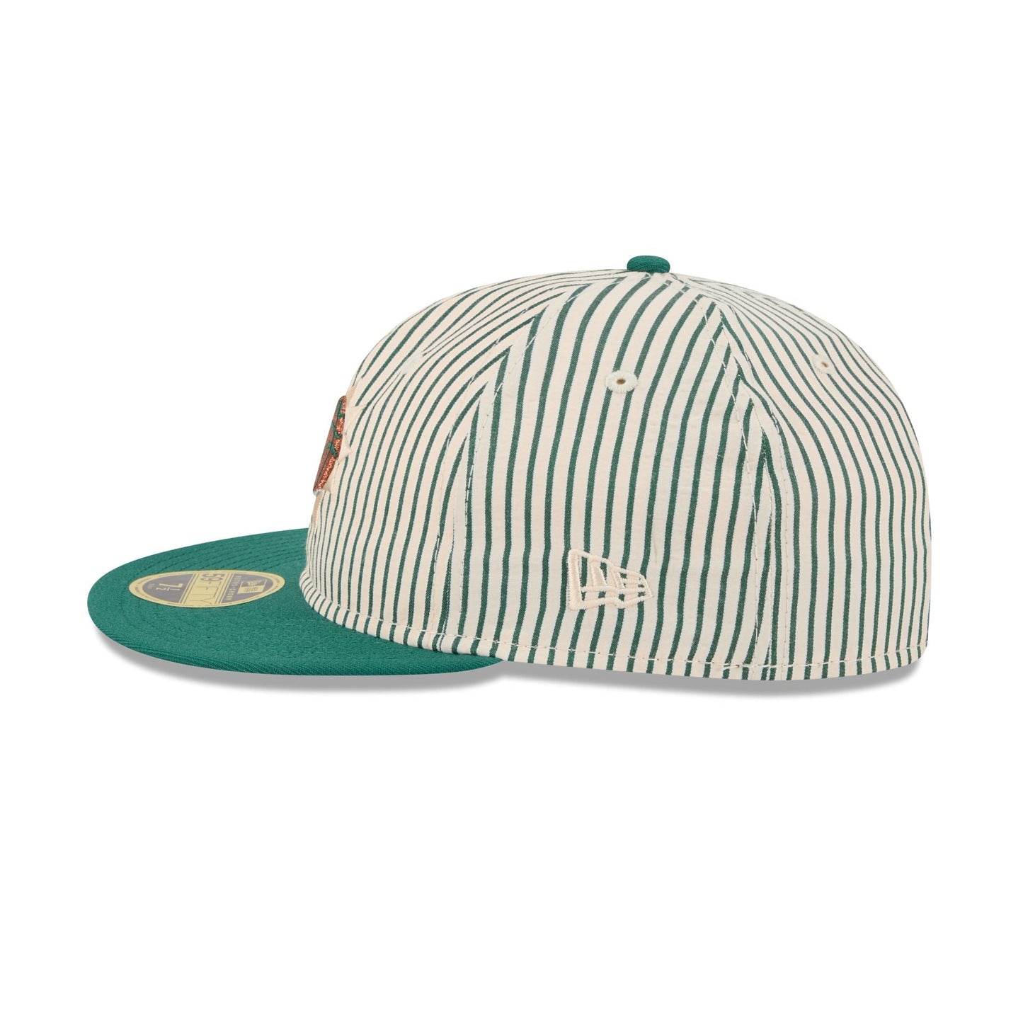Just Caps Seersucker Phoenix Suns Retro Crown 59FIFTY Fitted Hat