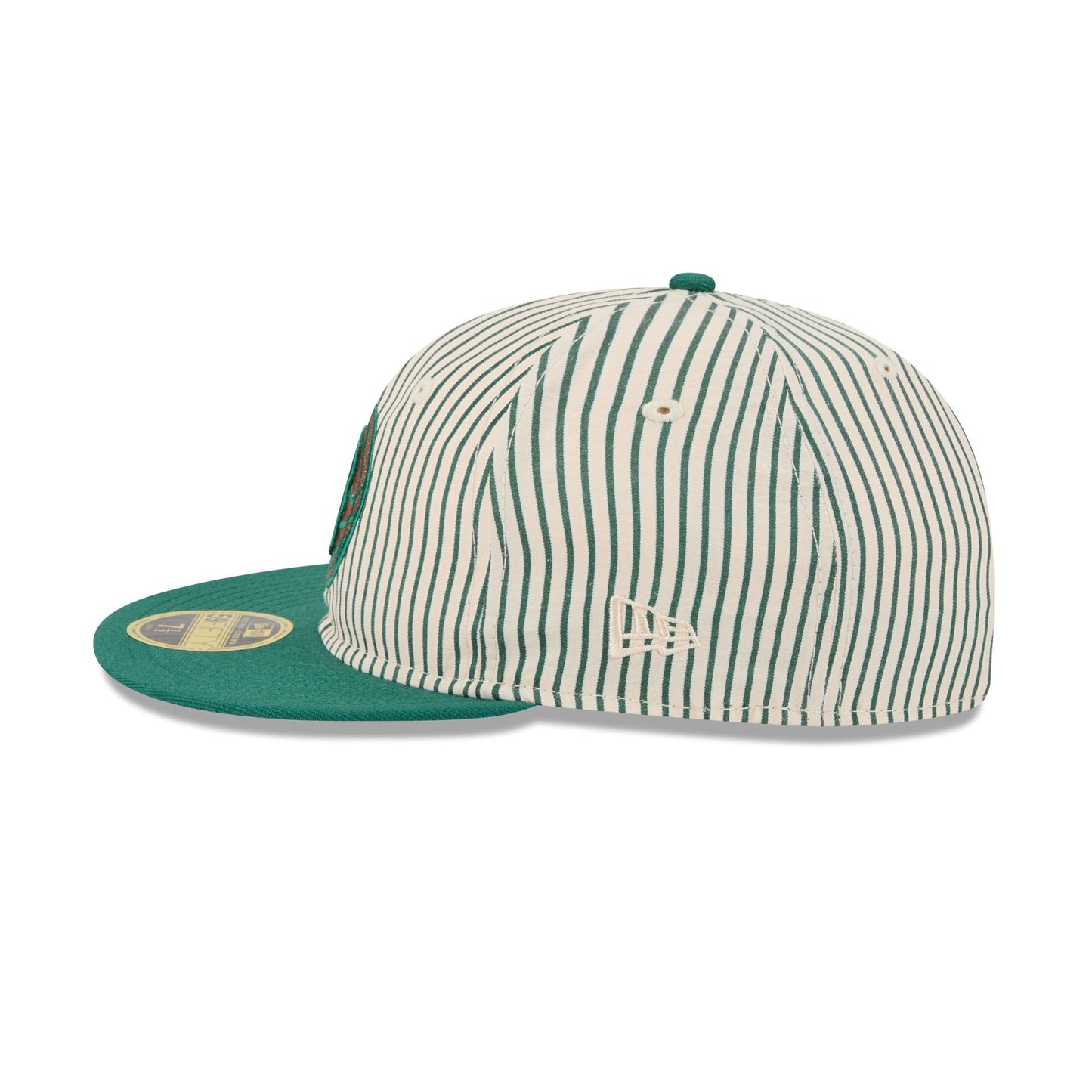Just Caps Seersucker Brooklyn Nets Retro Crown 59FIFTY Fitted Hat