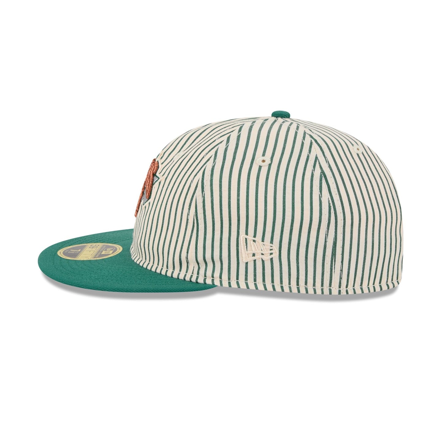 Just Caps Seersucker New York Knicks Retro Crown 59FIFTY Fitted Hat