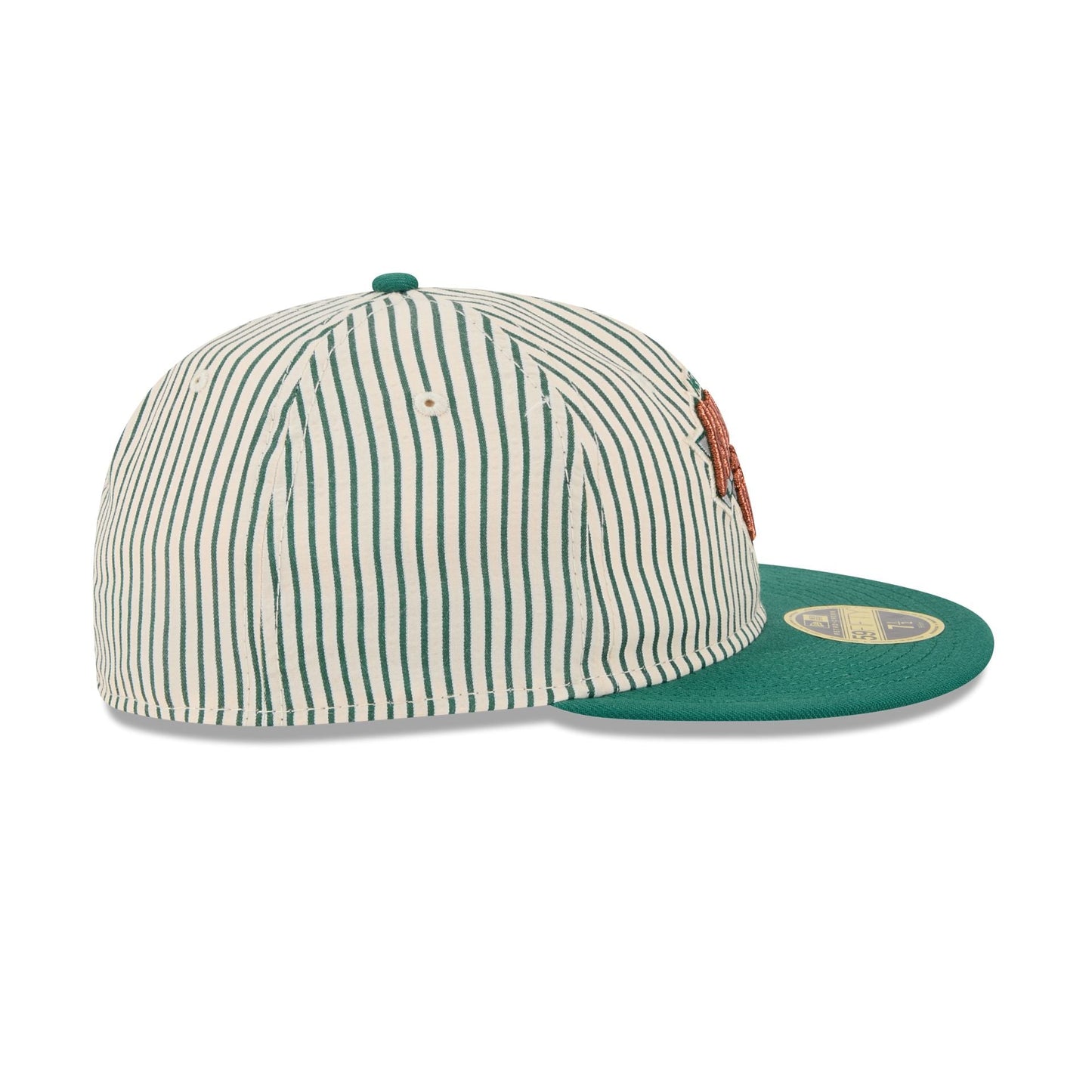 Just Caps Seersucker New York Knicks Retro Crown 59FIFTY Fitted Hat