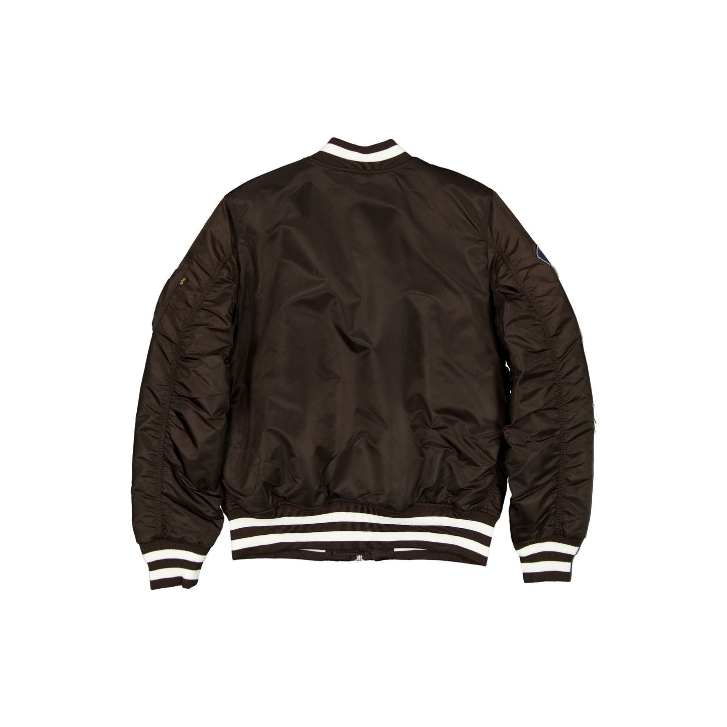 Alpha Industries x New York Yankees Brown MA-1 Bomber Jacket