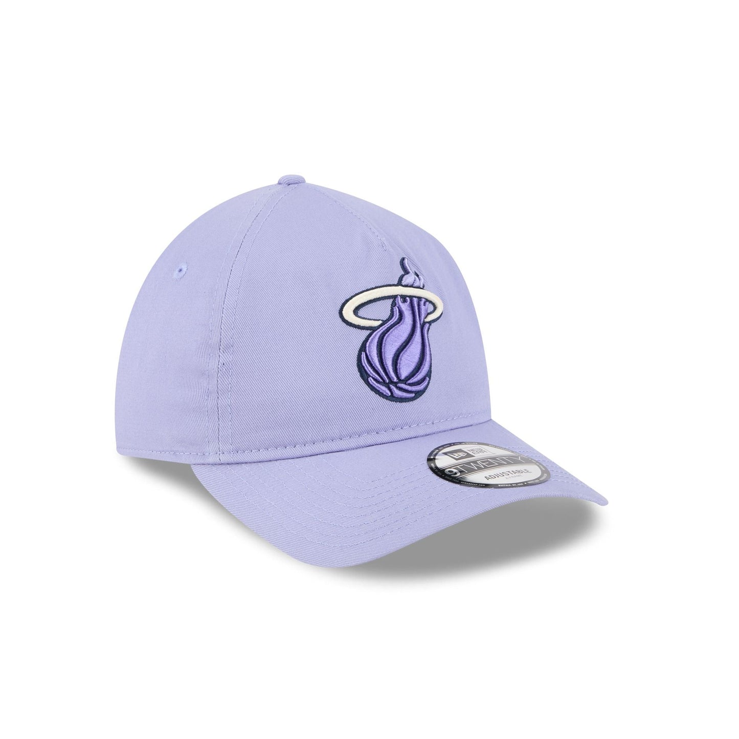 Miami Heat Lavender 9TWENTY A-Frame Adjustable Hat