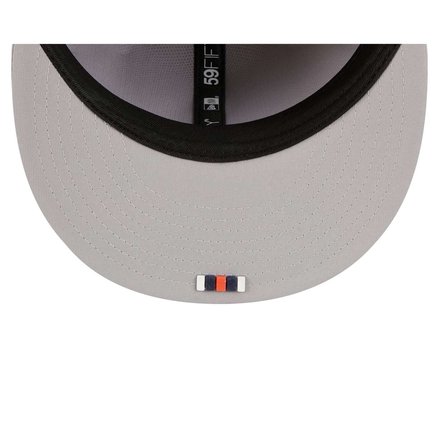 Cincinnati Bengals 2025 Sideline Hot Weather Gray 59FIFTY Fitted Hat