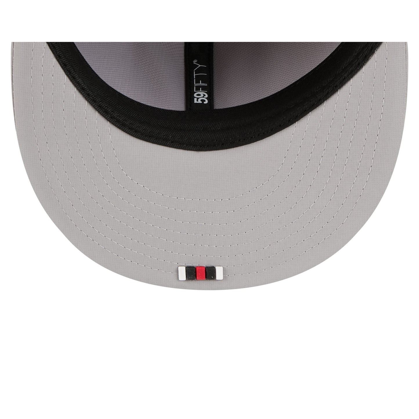 Atlanta Falcons 2025 Sideline Hot Weather Gray 59FIFTY Fitted Hat