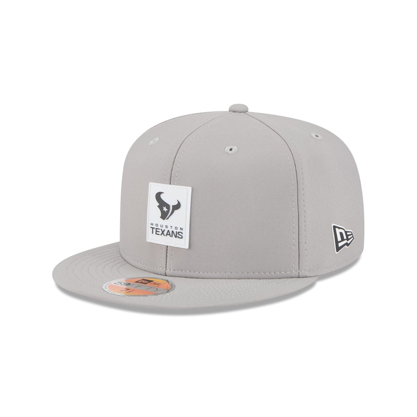 Houston Texans 2025 Sideline Hot Weather Gray 59FIFTY Fitted Hat