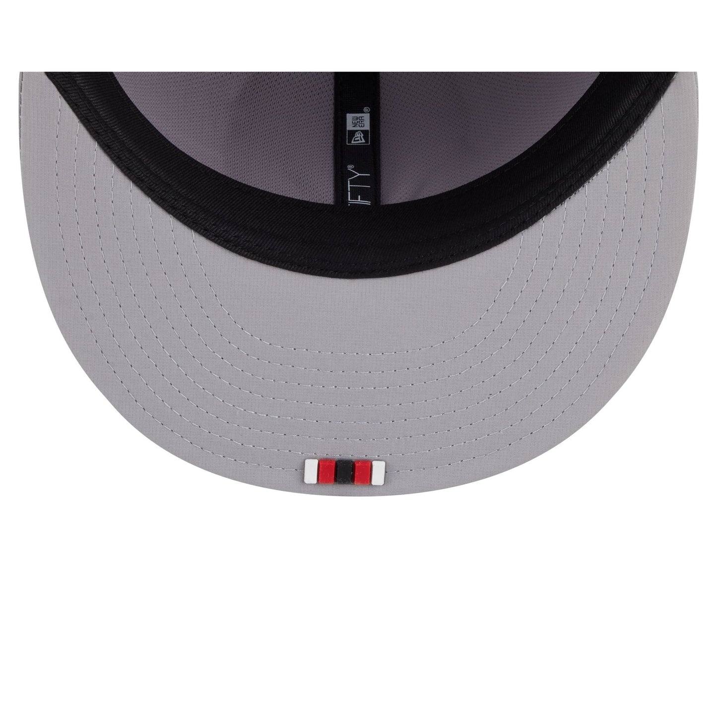 San Francisco 49ers 2025 Sideline Hot Weather Gray 59FIFTY Fitted Hat