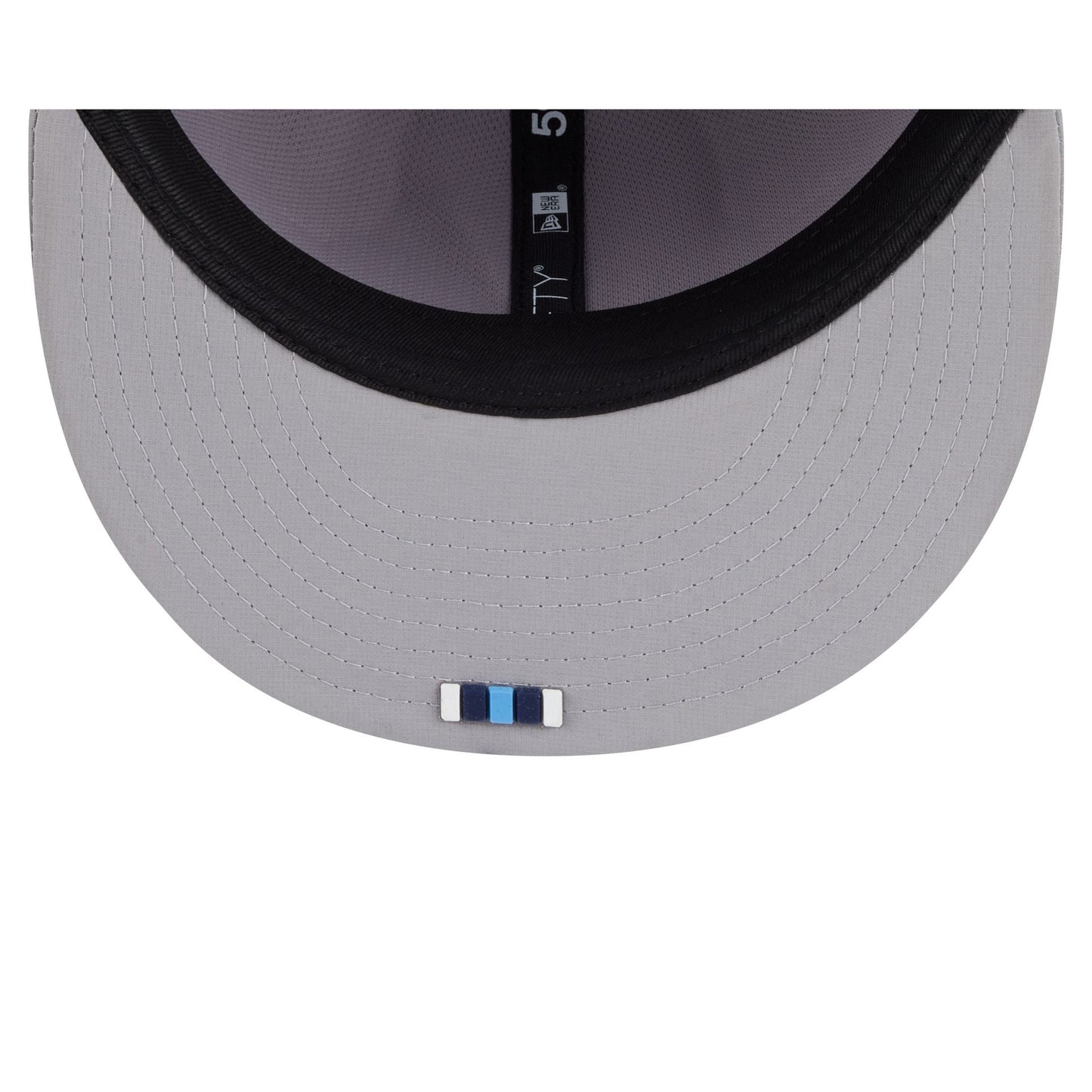 Tennessee Titans 2025 Sideline Hot Weather Gray 59FIFTY Fitted Hat