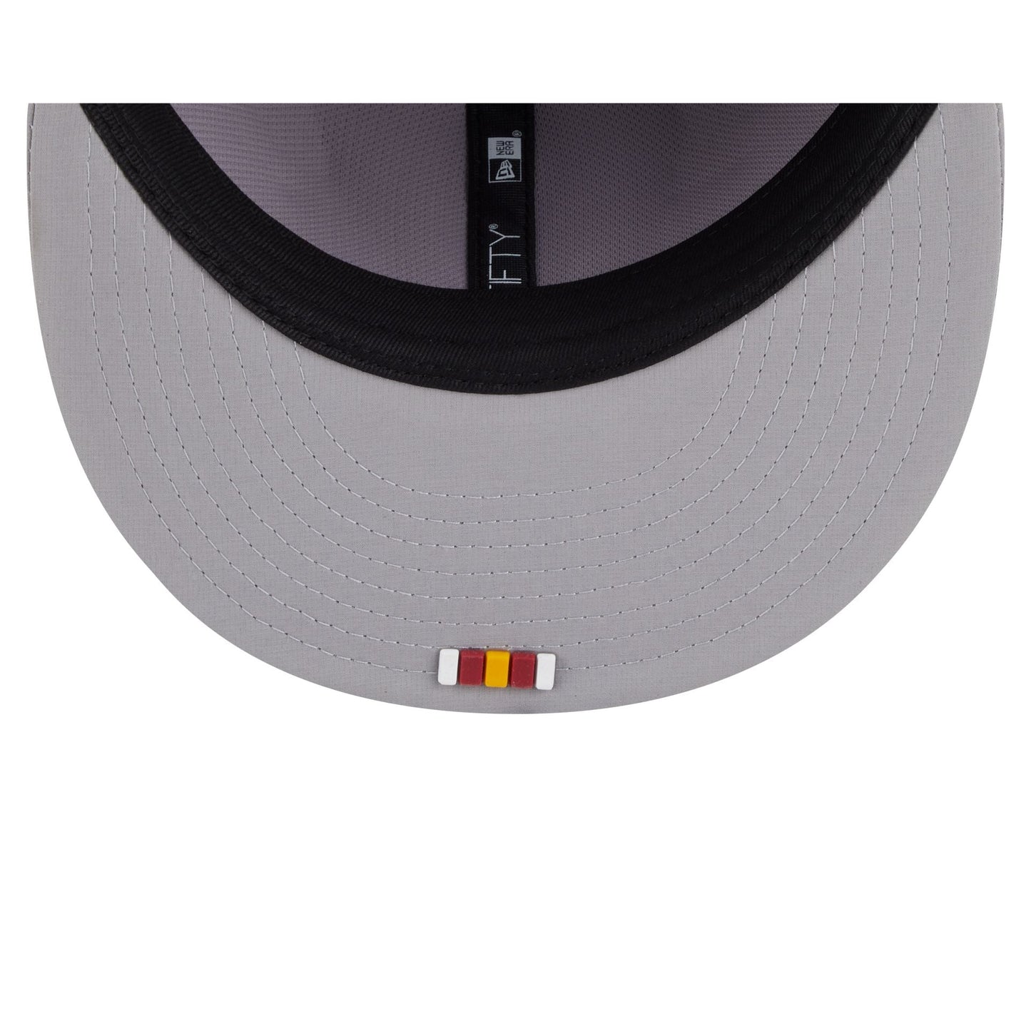 Washington Commanders 2025 Sideline Hot Weather Gray 59FIFTY Fitted Hat