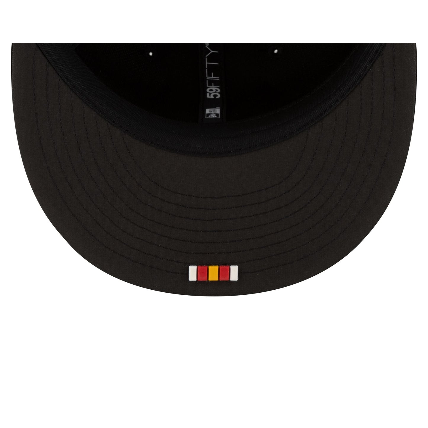 Kansas City Chiefs 2025 Sideline Hot Weather Black 59FIFTY Fitted Hat