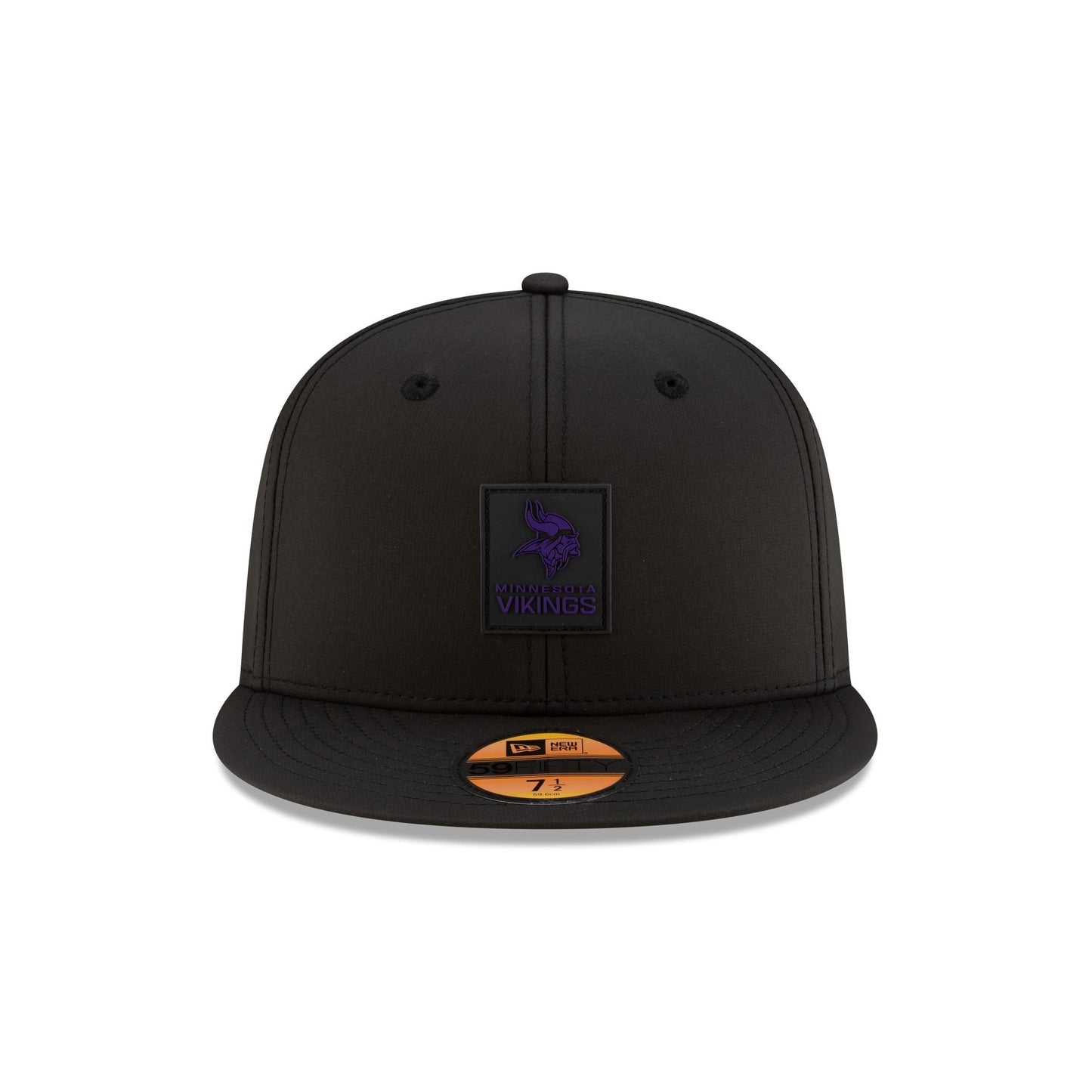 Minnesota Vikings 2025 Sideline Hot Weather Black 59FIFTY Fitted Hat