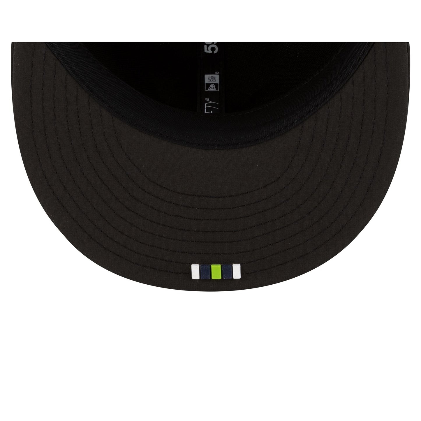 Seattle Seahawks 2025 Sideline Hot Weather Black 59FIFTY Fitted Hat