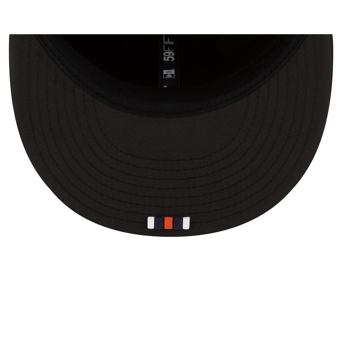 Chicago Bears 2025 Sideline Hot Weather Black C 59FIFTY Fitted Hat