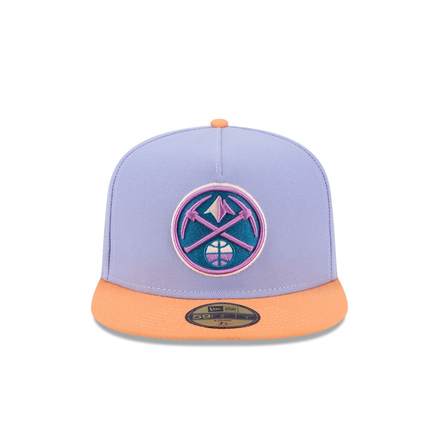 Denver Nuggets Lavender 59FIFTY A-Frame Fitted Hat