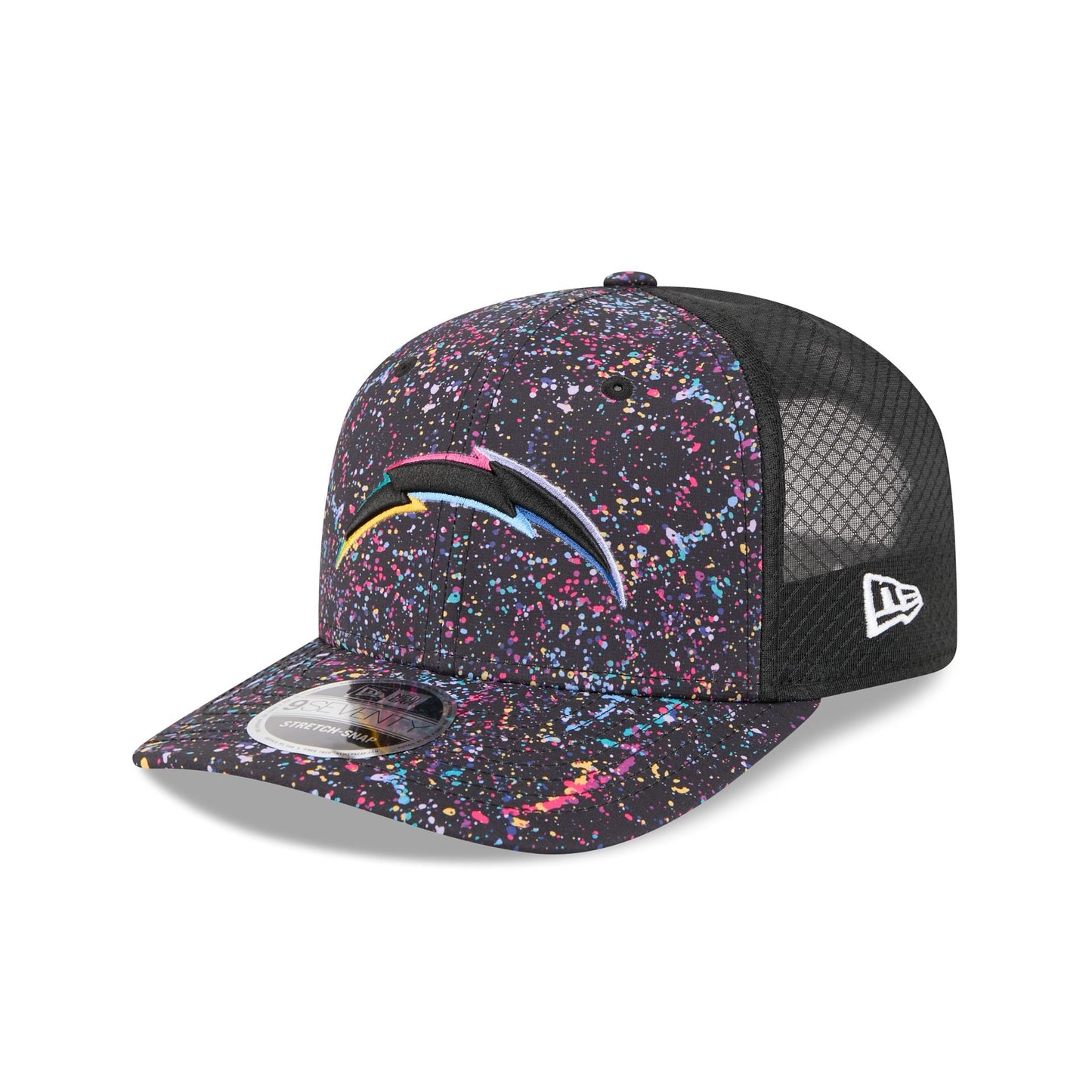Los Angeles Chargers 2025 Crucial Catch 9SEVENTY Trucker Hat