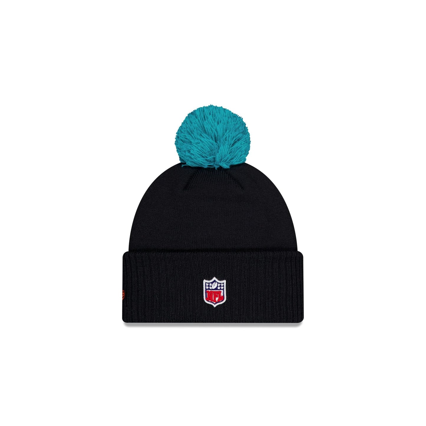 Miami Dolphins 2025 NFL Rivalries Kids Pom Knit Hat
