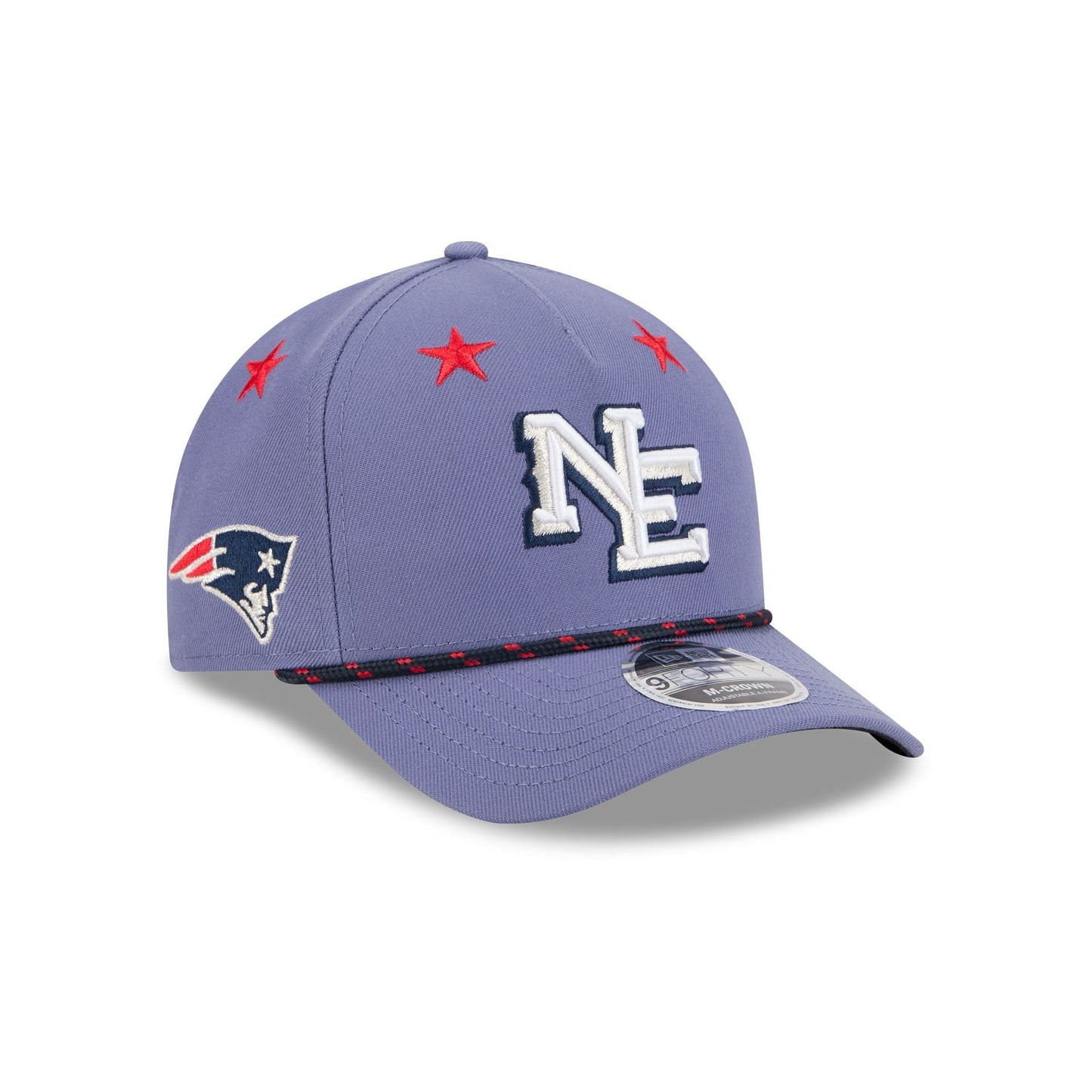 New England Patriots 2025 NFL Rivalries 9FORTY M-Crown A-Frame Snapback Hat