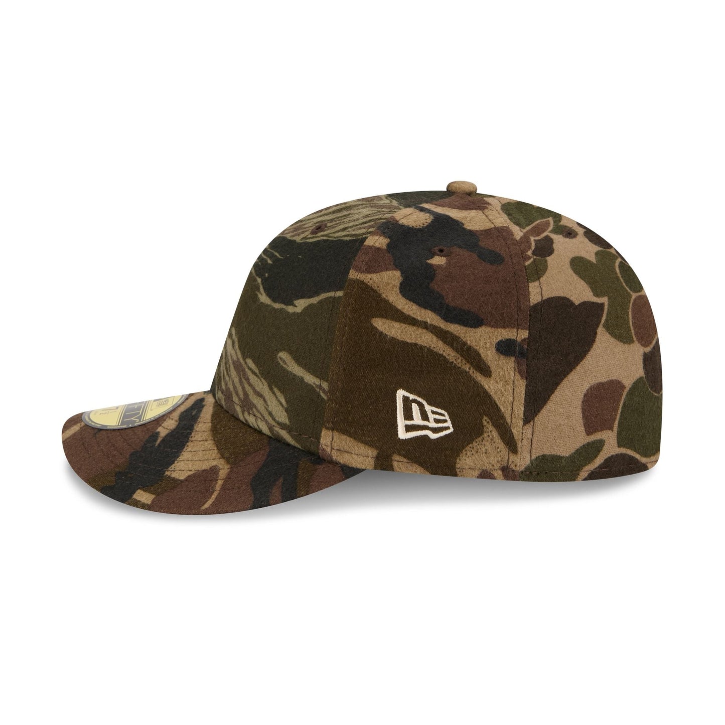 New Era Cap Three Looms Wool Woodland Camo 59FIFTY Fitted Hat