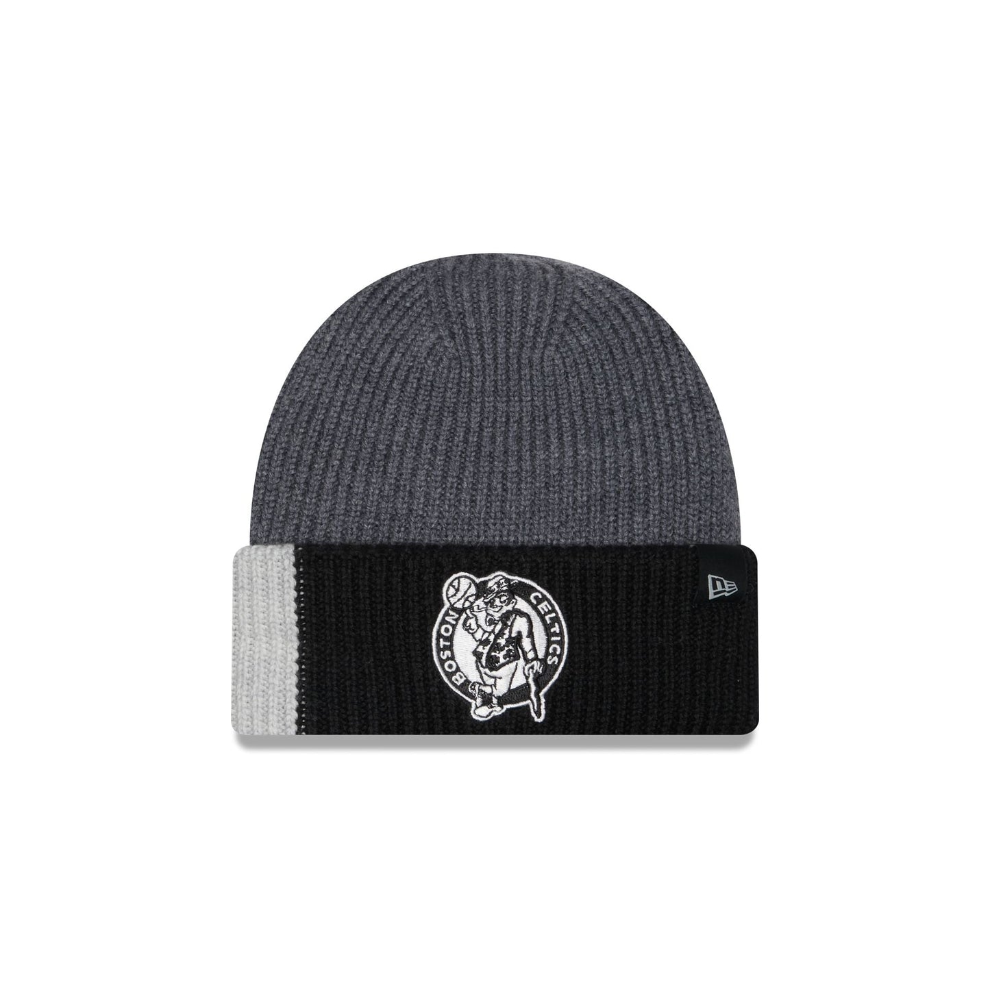 Boston Celtics Merino Wool Color Block Cuff Knit Hat