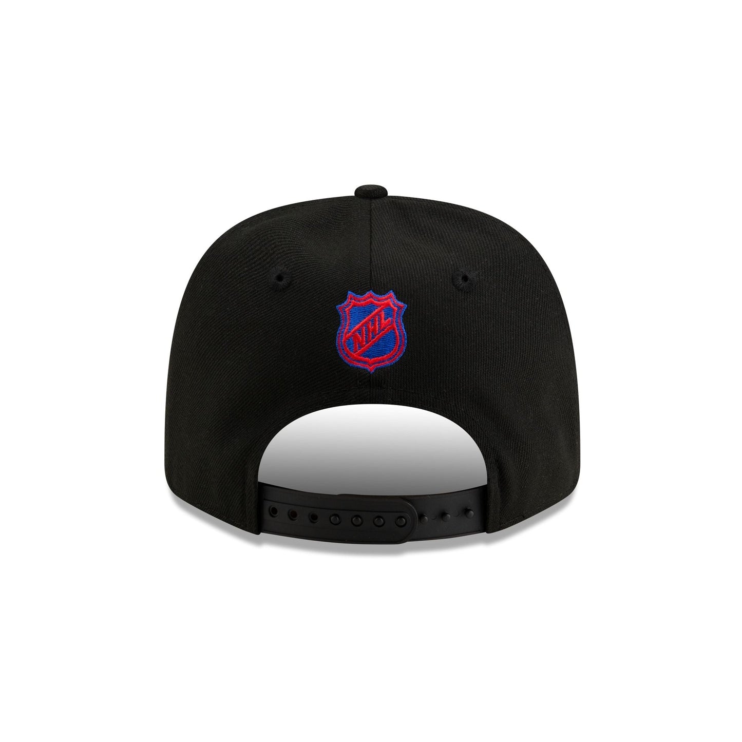 New York Rangers Black 9SEVENTY Stretch-Snap Hat