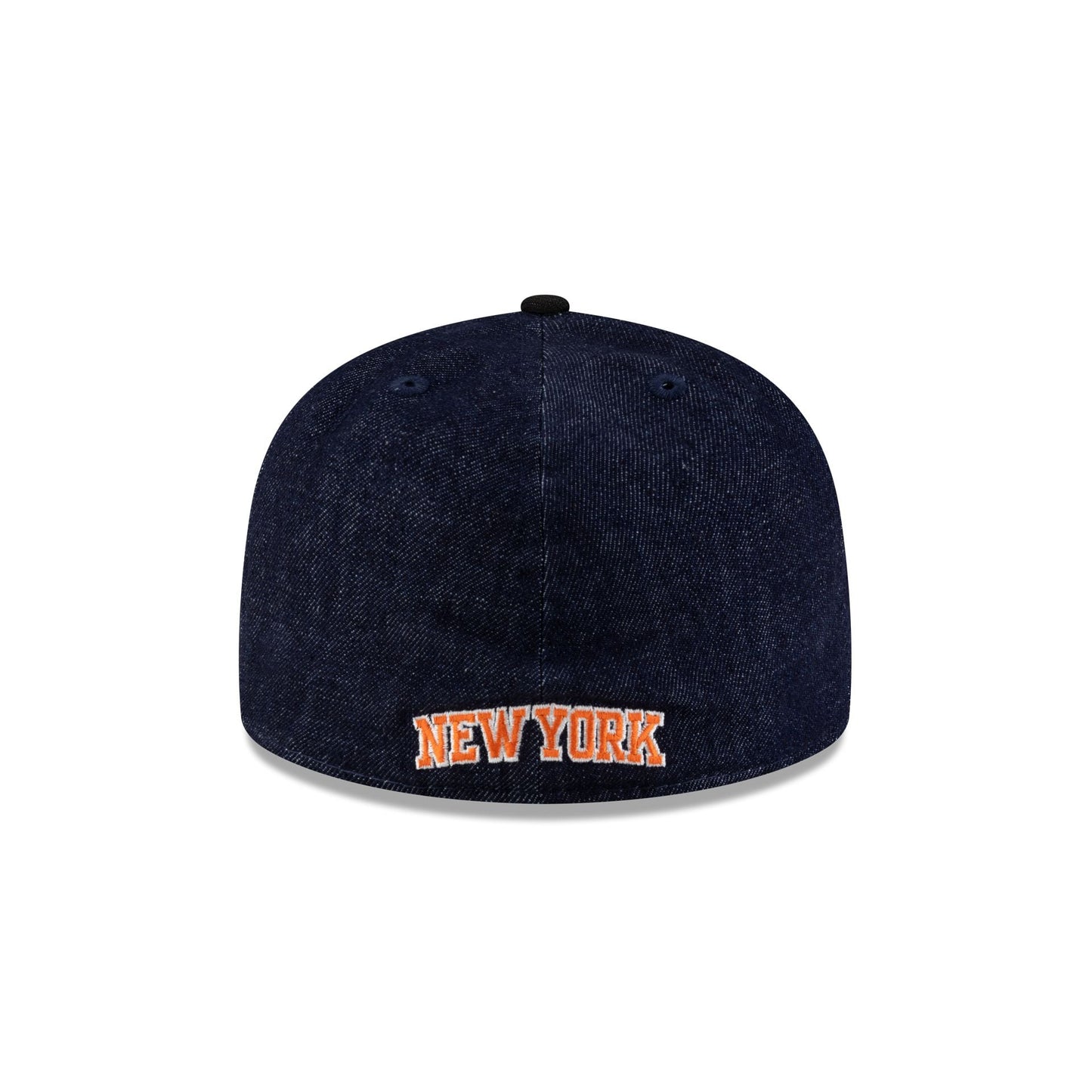 New York Knicks Navy Denim 59FIFTY A-Frame Fitted Hat