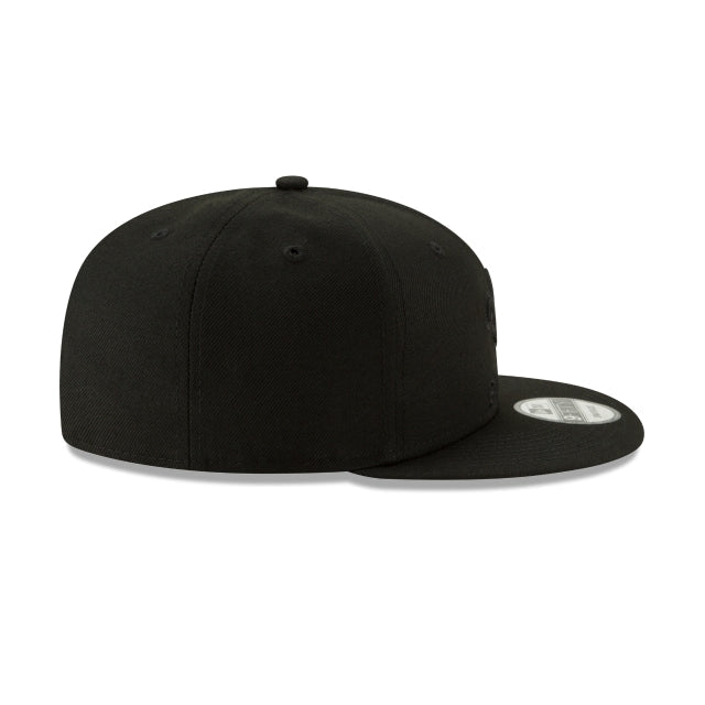 New Orleans Saints Basic Black On Black 9FIFTY Snapback Hat