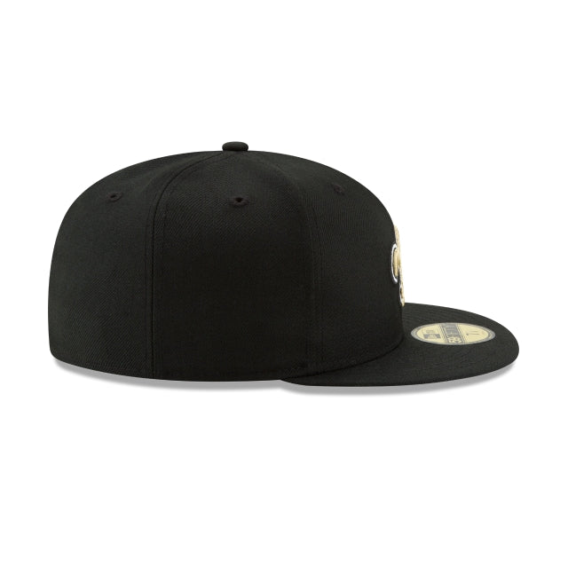 New Orleans Saints Black 59FIFTY Fitted Hat