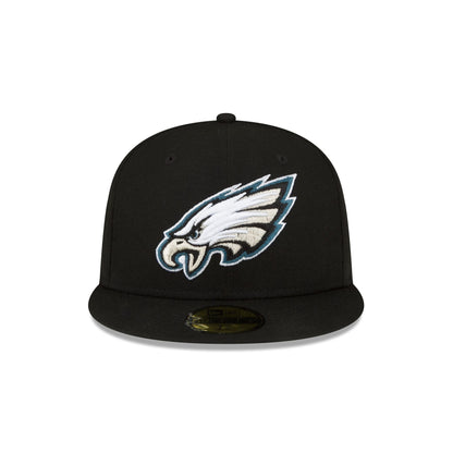 Philadelphia Eagles Super Bowl LIX Participation Side Patch 59FIFTY Fitted Hat
