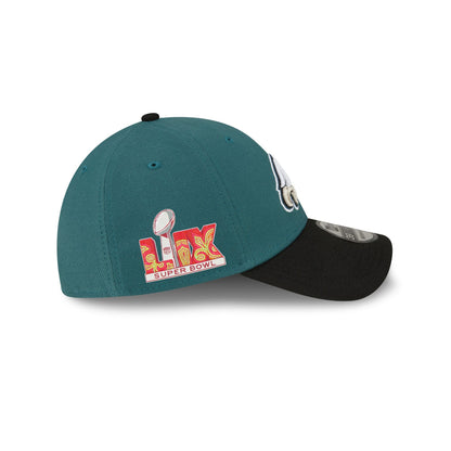 Philadelphia Eagles Super Bowl LIX Participation Side Patch 39THIRTY Stretch Fit Hat