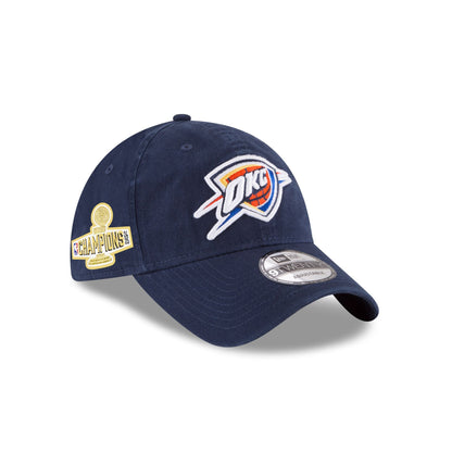 Oklahoma City Thunder 2025 NBA Champions Sidepatch 9TWENTY Adjustable Hat