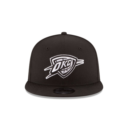 Oklahoma City Thunder 2025 NBA Champions Black & White 9FIFTY Snapback Hat