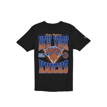 New York Knicks 2025 NBA Playoff Black T-Shirt