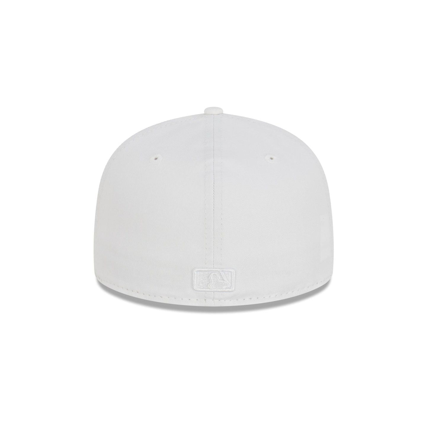 Atlanta Braves Basic White 59FIFTY Fitted Hat