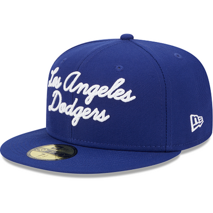 New Era Los Angeles Dodgers Fairway Script 2023 59FIFTY Fitted Hat