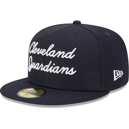 New Era Cleveland Guardians Fairway Script 2023 59FIFTY Fitted Hat